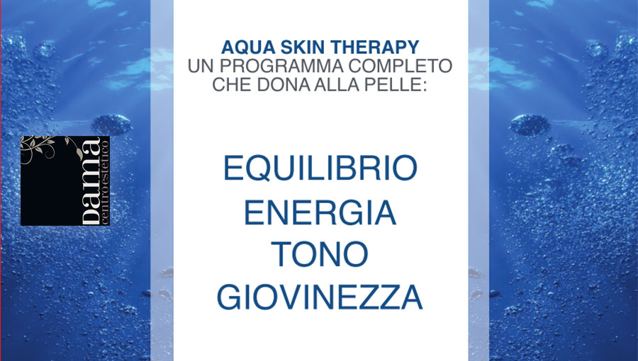 trattamento viso aqua skin therapy